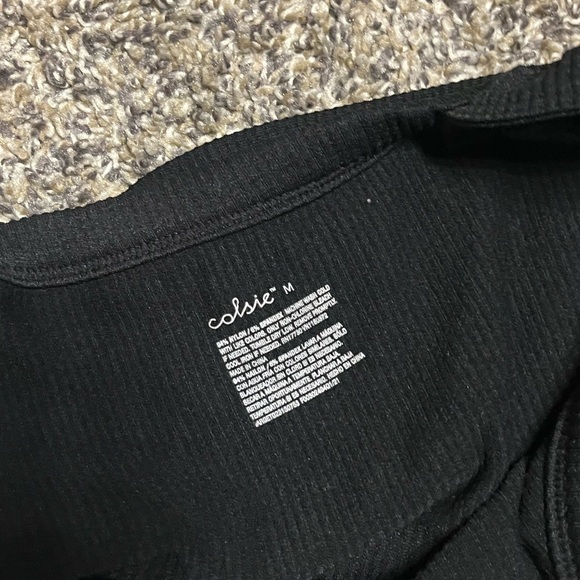 Women's Cropped Tank Top Black Size M - Picture 6 of 6